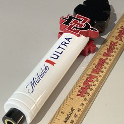 🎁 Rare Michelob Ultra SDSU College Beer Tap Handle 