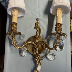 Vintage Metropolitan Candle Style Gold Sconce. 8 Available , $649each