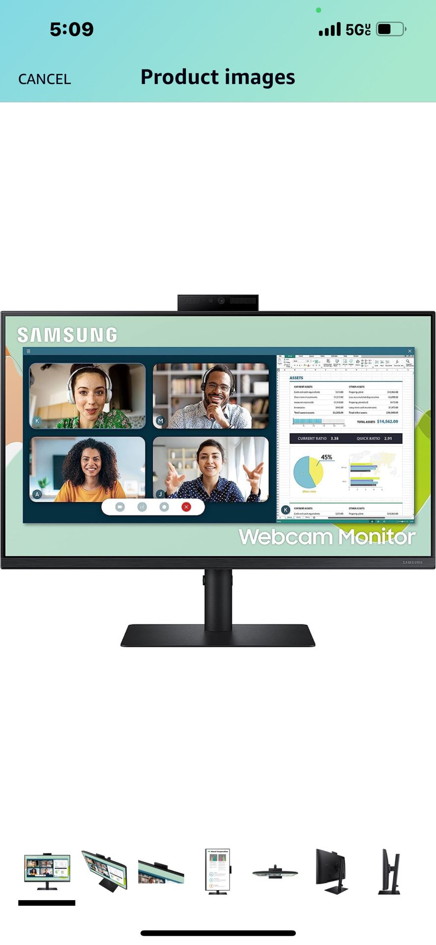 Samsung S40VA Series 24inch WedCam Computer Monitor 