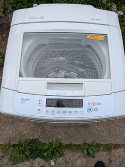 LG 4.1 cu. ft. Large Capacity Top Load Washer with Sleek Easy Front Control Panel
