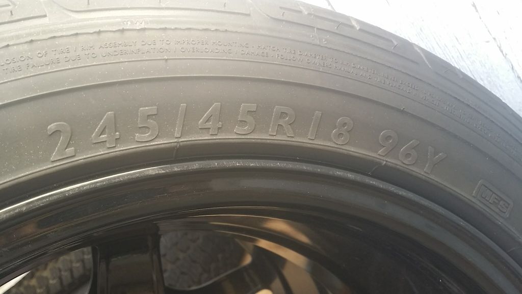2 wheel with brand new tires