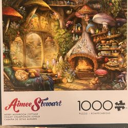 Buffalo Games 1000 Piece Puzzle - Merry Mushroom Cottage 