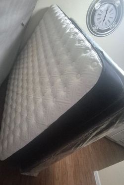 Pillow Top Mattress with Box Spring