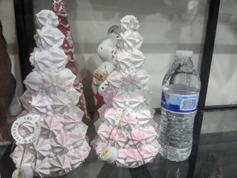Pink Merengue Light Up Christmas Tree Decor 
