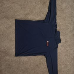 Illinois Quarter Zip,Blue,L