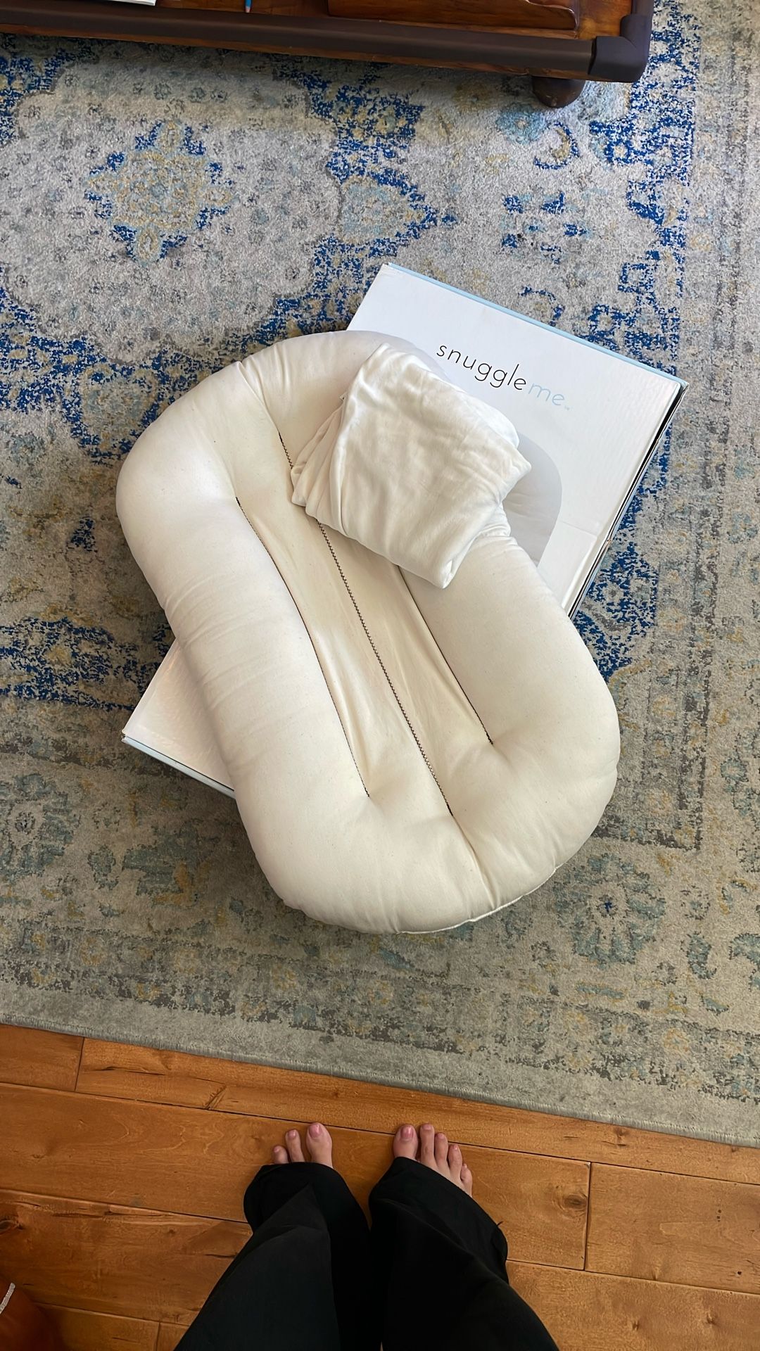 GUC Snuggle Me Organic Infant Lounger - Two Covers Included