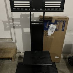 New! Media Stand Fits Tvs Up To 65”