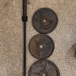 Olympic Weights And Barbell