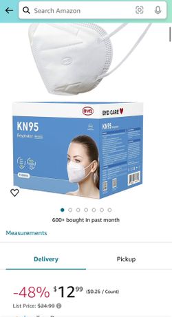 Kn95 Mask 50 Ct 