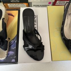 Wedge Slide Sandals 