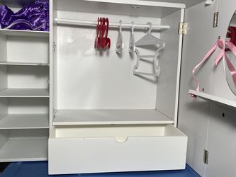 American girl white cabinat For Dolls Accessories