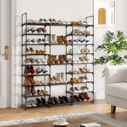 Shoe Rack Storage Organizer Shelf Organizer for Entryway (9 Tiers)