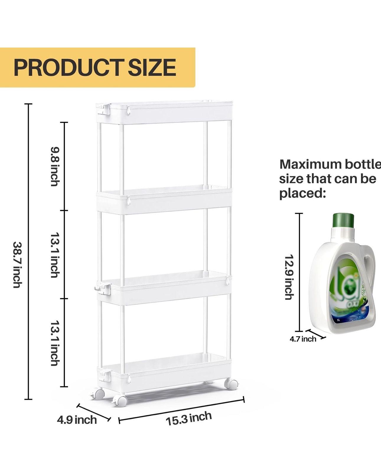 Slim Storage Cart 