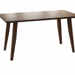 Wood 6-Person Dining Table