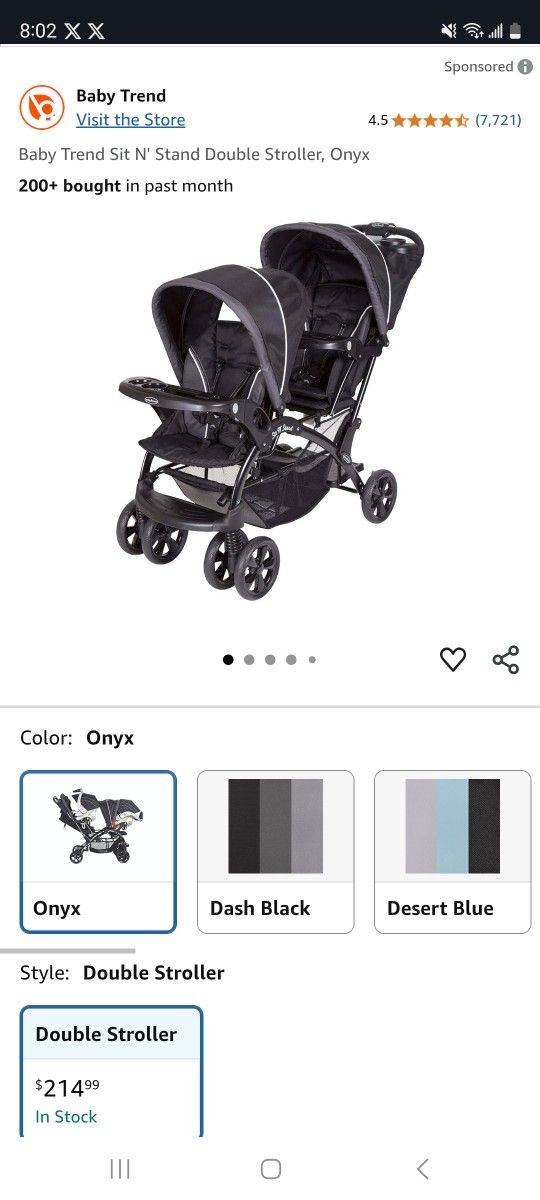 BabyTrend DOUBLE Stroller