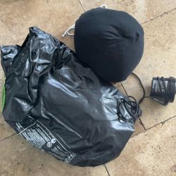 FREE Twin Air Mattress W/ Pump And Black Sheet Set