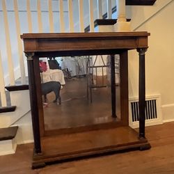 Neoclassical Biedermeier Mirrored Console