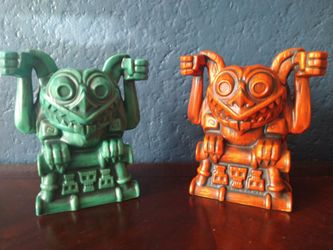 Disney Disneyland Trader Sam's Haunted Mansion Tiki Mugs