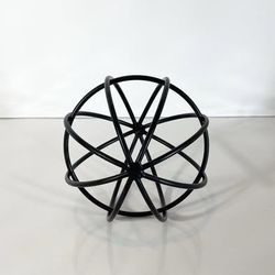 5” Black Orb | Decorative Ball | Home Decor Accent