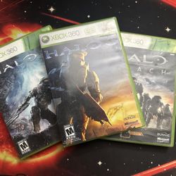 3 Halo Games  Xbox 360