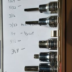 Snap On Standard (SAE) Allen Hex Bit Set  