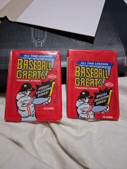 Swell Baseball Greats Trading Card Packs (2)