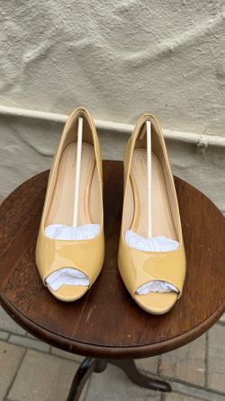 Cole Haan patent Leather wedge