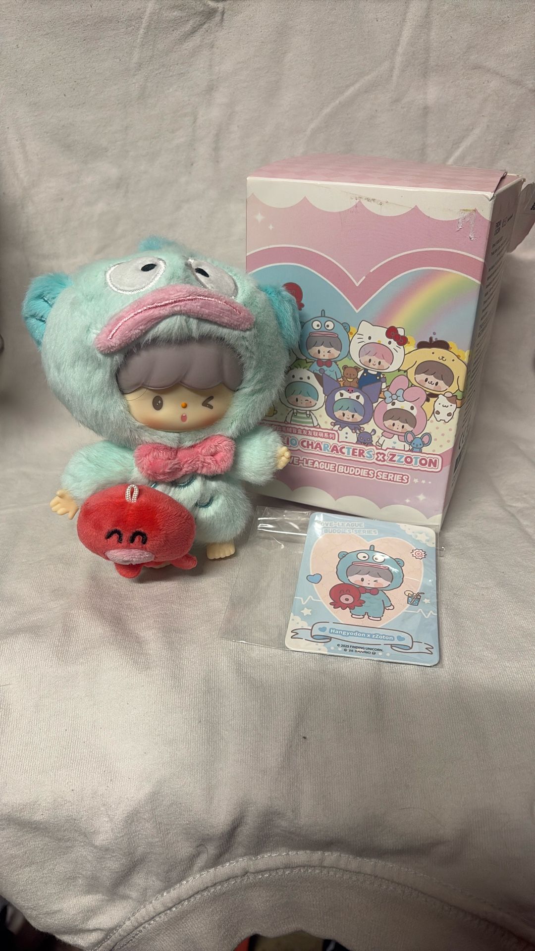 Sanrio X Zzoton Keychain -Hangyodon X zZoton