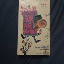 Son Of The Pink Panther VHS