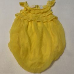 First Impressions Baby Girls’ Dress, 18 Months, Yellow