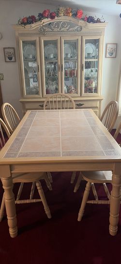 Table and hutch