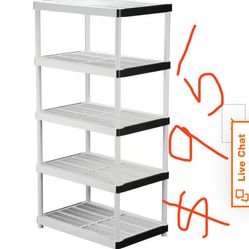home depot 5 tier shelf storage YES ITS AVAILABLE IF YOU SEE LISTING 