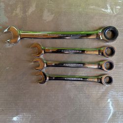 Gearwrench Metric Ratcheting Combination Wrenches 