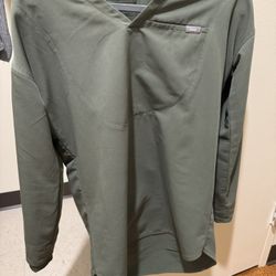 Figs Set Long Sleeve And Wide Leg Pants 