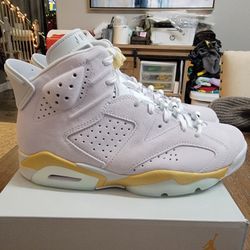 Air Jordan 6 Retro Craft Paris Olympics Pearl 