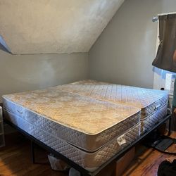 Two Twin Size Bed With Box Spring