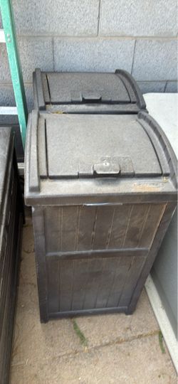Suncast garbage cans
