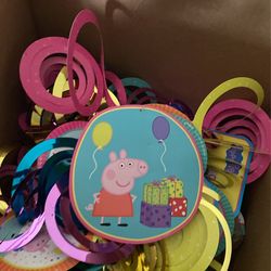 Peppa Pig party decor