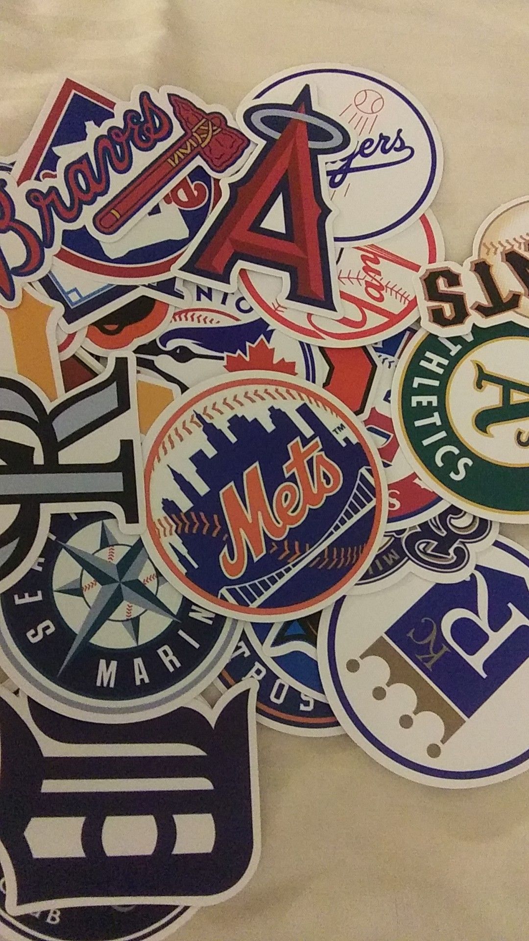 BASEBALL TEAM LOGO STICKERS