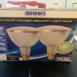 Brinks Outdoor Halogen  Security Light Bulbs 