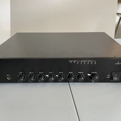 Monoprice Commercial Audio 120w 5ch 100/70v Mixer Amp