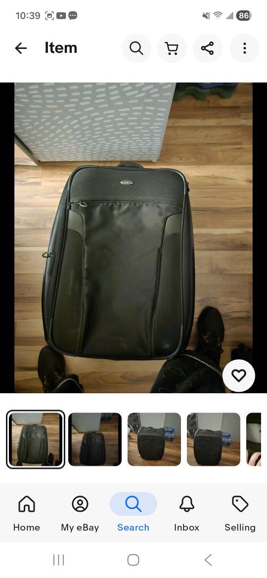  Tumi T3 Transporter 22" Black Upright Wheeled