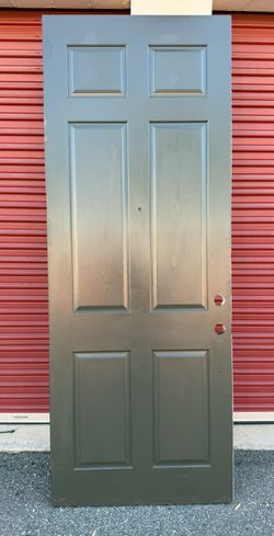 36”w, 94h main entrance solid door