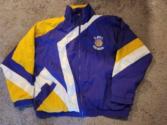 L S U Full Zip Windbreaker