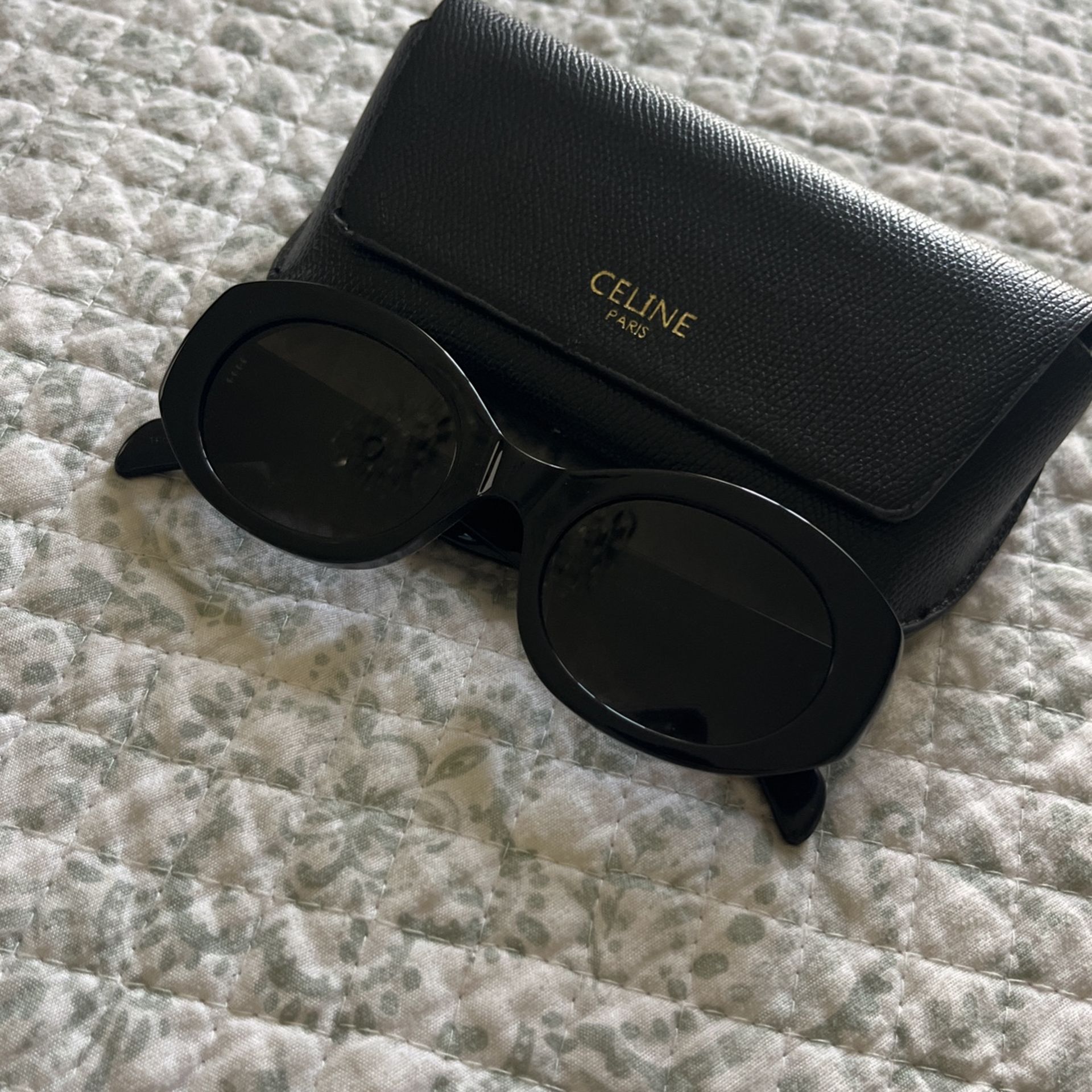 Authentic Celine Black Triumph Sunglasses