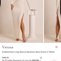 Engagement /wedding White Dress 