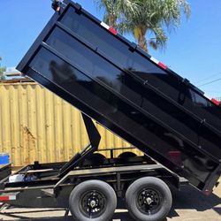 Scissor Lift Dump Trailer 