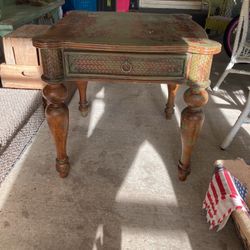 French Country End Table
