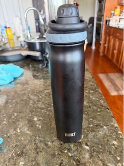 Black color water bottle