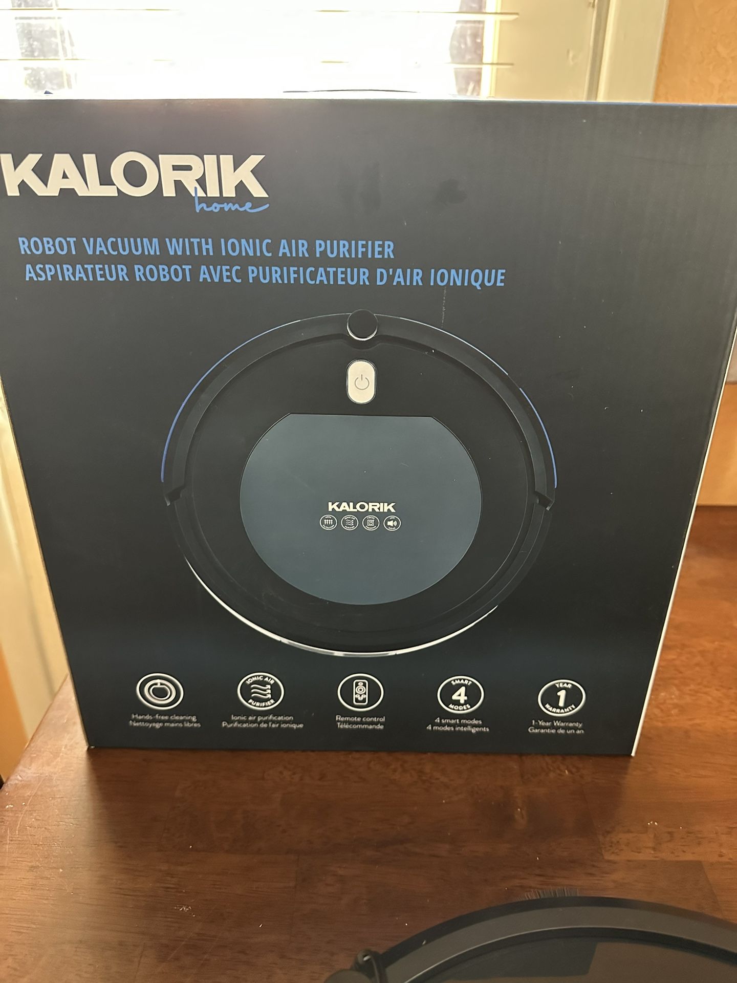 Kalorik Robot Vacuum W/air Purifier